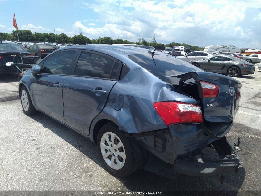 2016 KIA RIO LX KNADM4A30G6658556