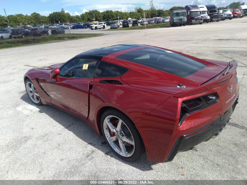 2014 CHEVROLET CORVETTE STINGRAY 3LT 1G1YE2D7XE5102464