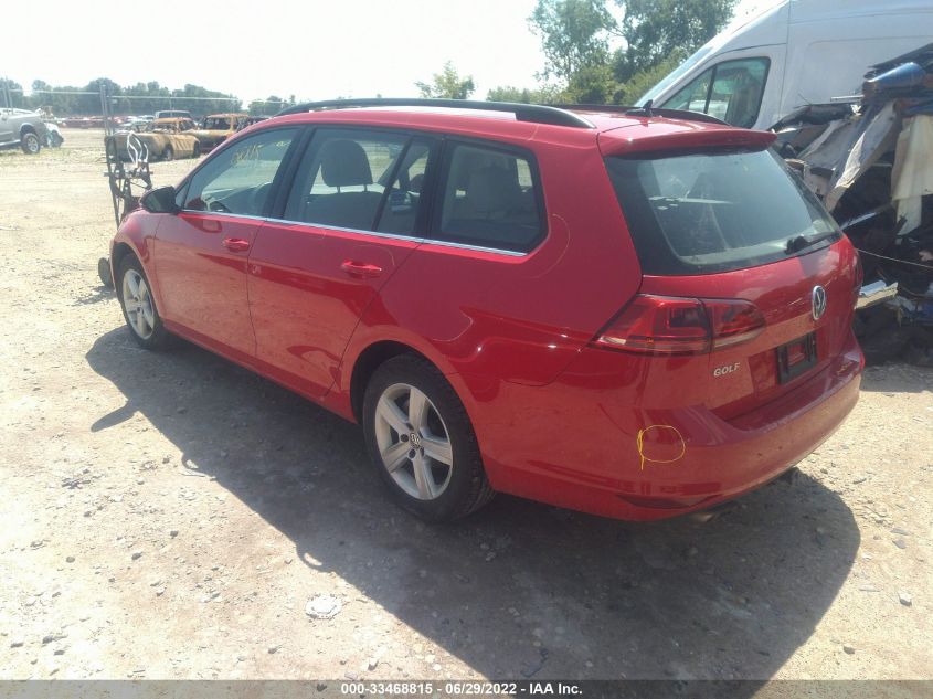 2015 VOLKSWAGEN GOLF SPORTWAGEN TDI S 3VWCA7AU6FM507315