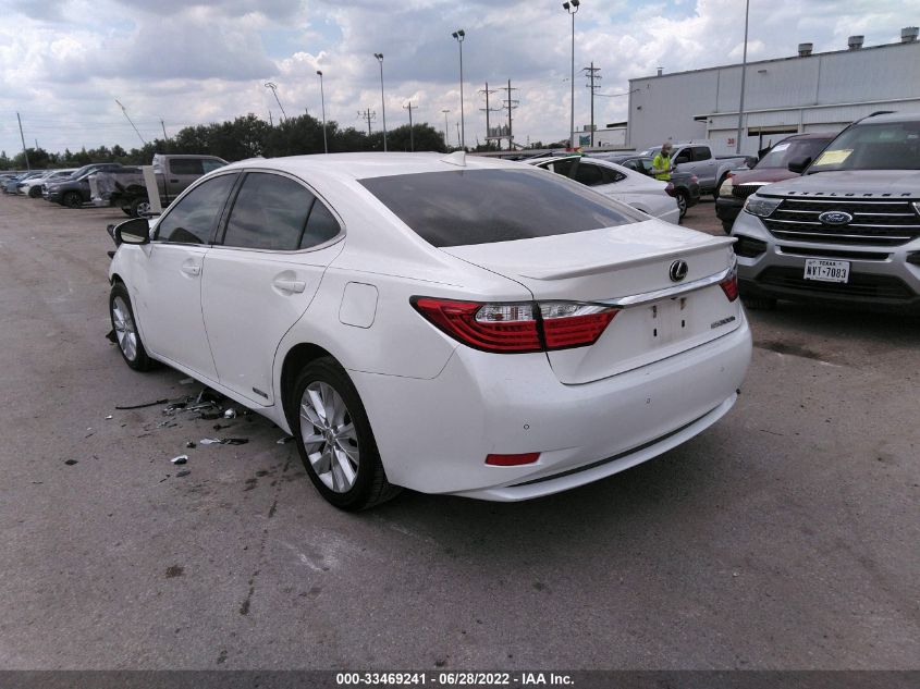 2015 LEXUS ES 300H HYBRID JTHBW1GG0F2093498