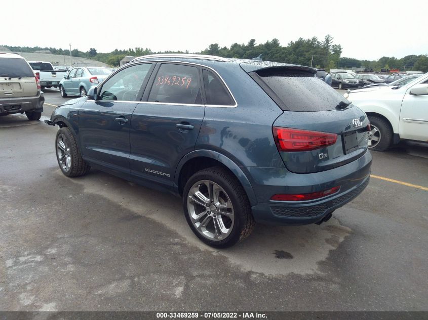2016 AUDI Q3 PRESTIGE WA1GFCFS0GR017291