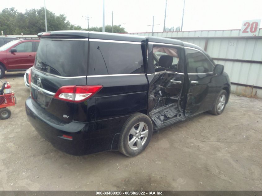 2014 NISSAN QUEST S/SV/SL/LE JN8AE2KP8E9107994
