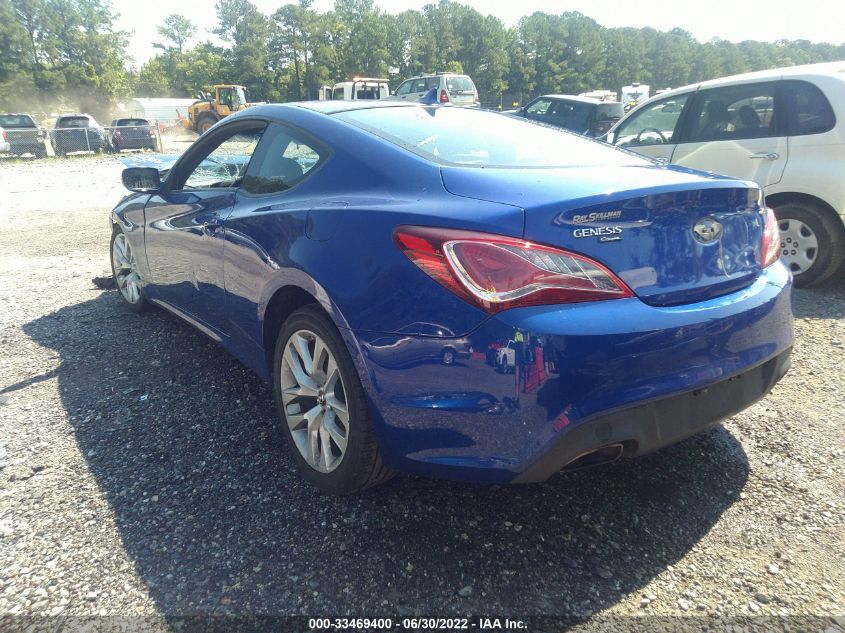 2013 HYUNDAI GENESIS COUPE 2.0T KMHHT6KD3DU098612