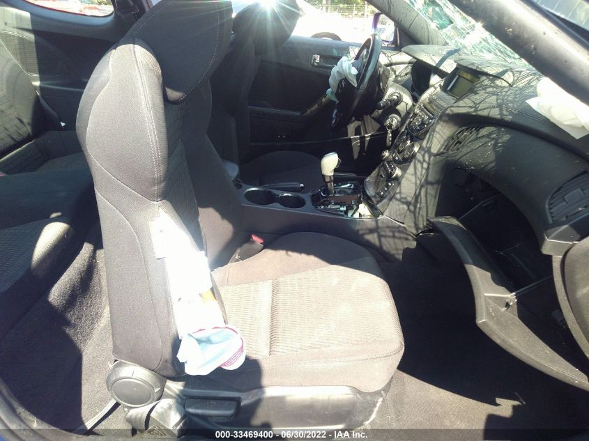 2013 HYUNDAI GENESIS COUPE 2.0T KMHHT6KD3DU098612