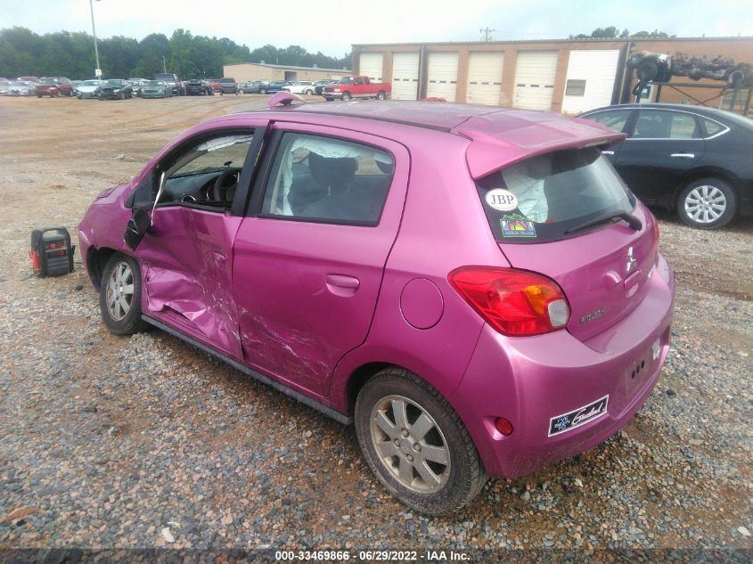 2014 MITSUBISHI MIRAGE ES ML32A4HJ0EH025390