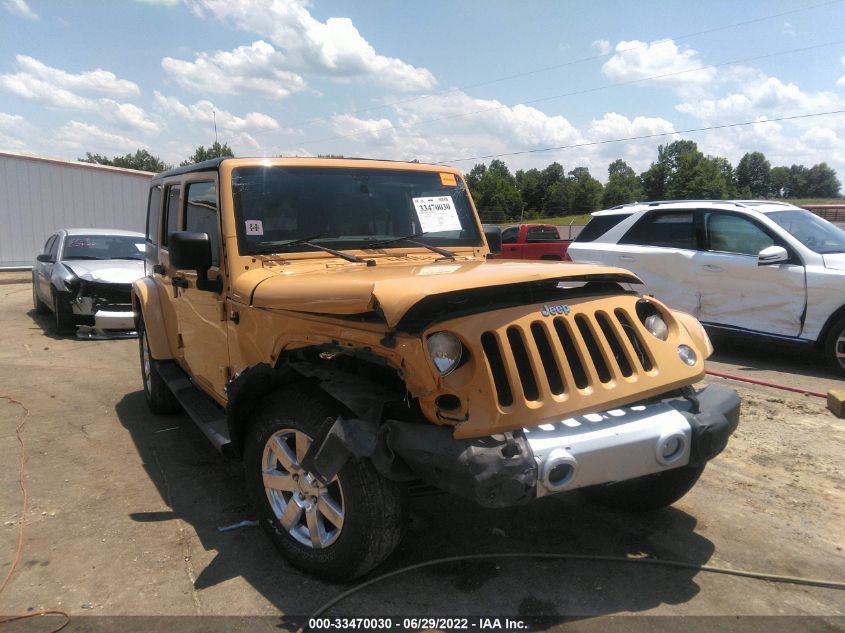 2014 JEEP WRANGLER UNLIMITED SAHARA 1C4BJWEG2EL103344