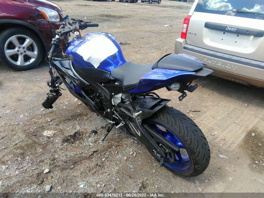 2019 YAMAHA YZFR6 JYARJ28E3KA004908