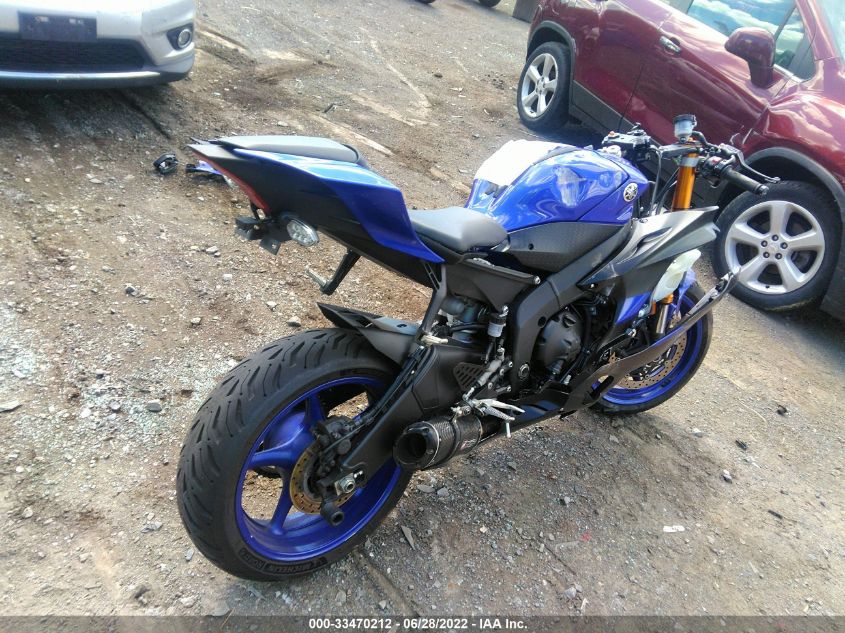 2019 YAMAHA YZFR6 JYARJ28E3KA004908