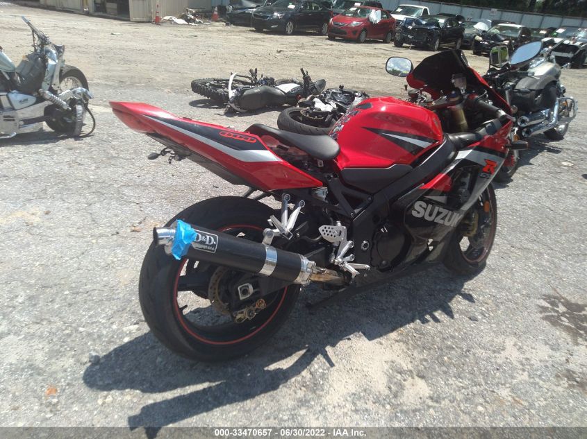 2005 SUZUKI GSX-R600 K JS1GN7CAX52101744