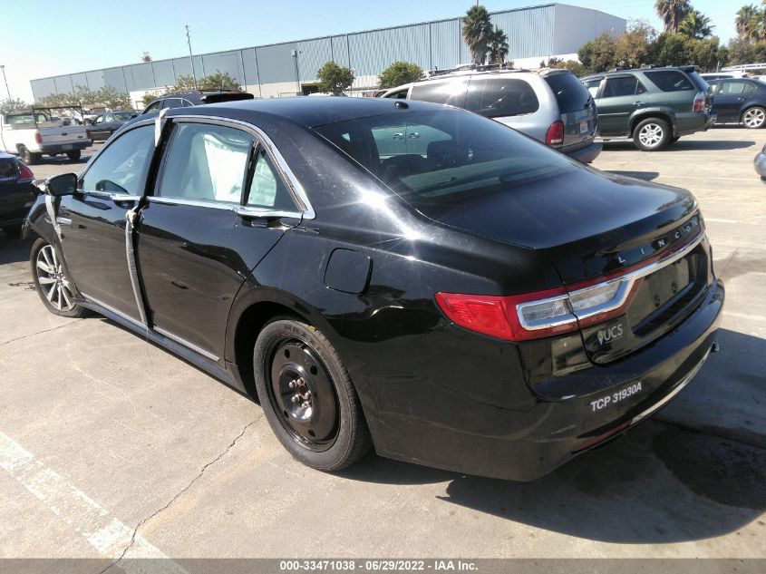2017 LINCOLN CONTINENTAL LIVERY 1LN6L9UK2H5627374