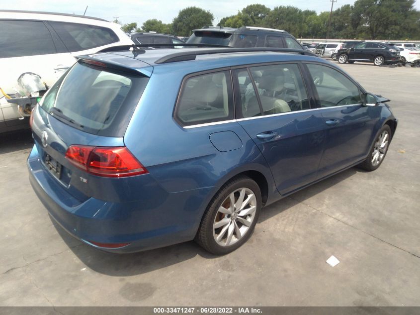 2015 VOLKSWAGEN GOLF SPORTWAGEN TSI SE 3VWC17AU9FM505381