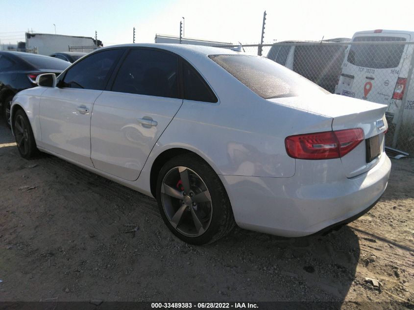 2013 AUDI A4 PREMIUM WAUAFAFLXDN033071
