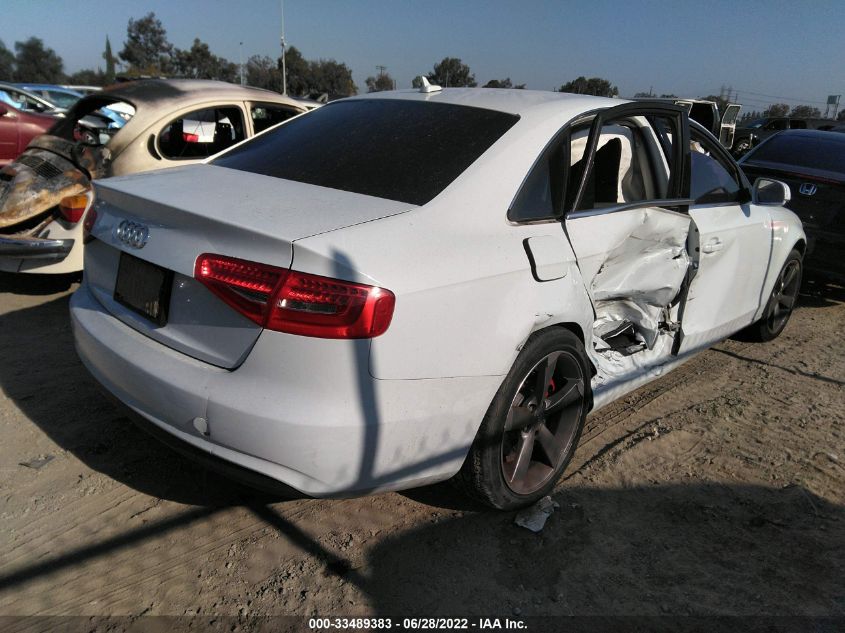 2013 AUDI A4 PREMIUM WAUAFAFLXDN033071