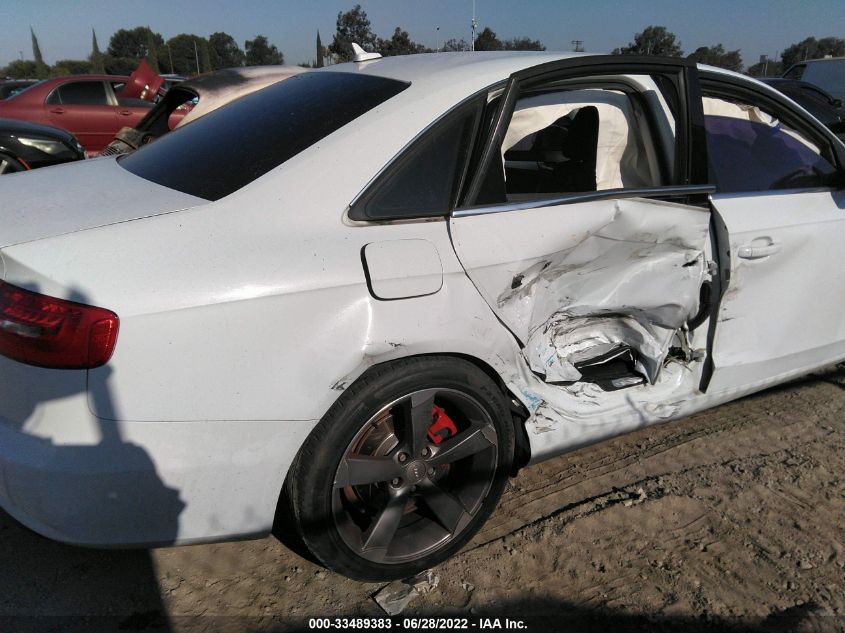2013 AUDI A4 PREMIUM WAUAFAFLXDN033071