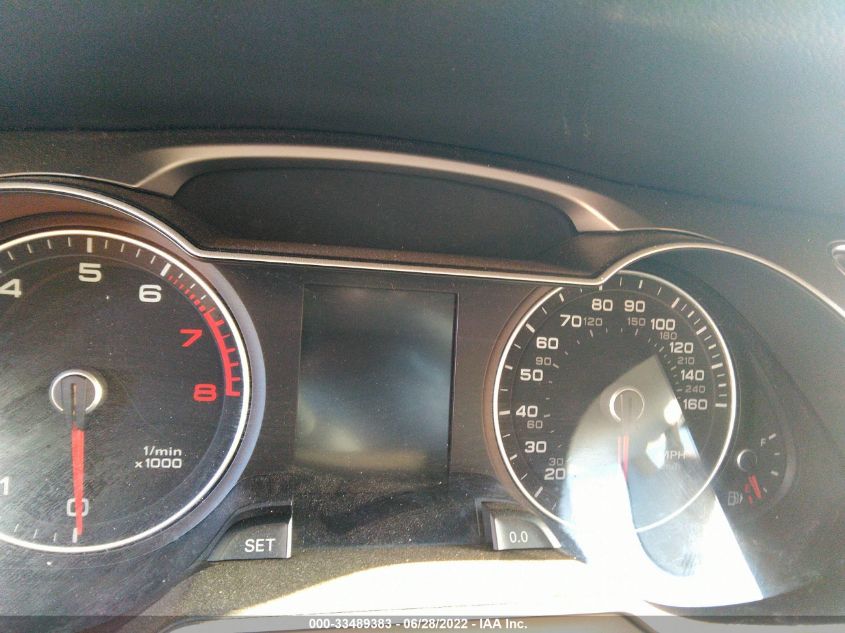 2013 AUDI A4 PREMIUM WAUAFAFLXDN033071