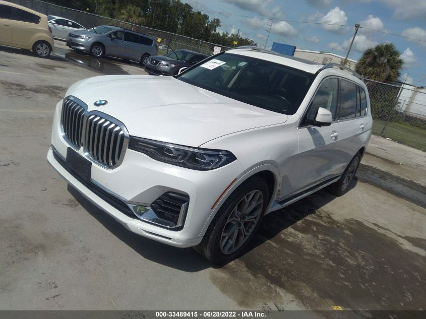 2020 BMW X7 XDRIVE40I 5UXCW2C09L9B92863