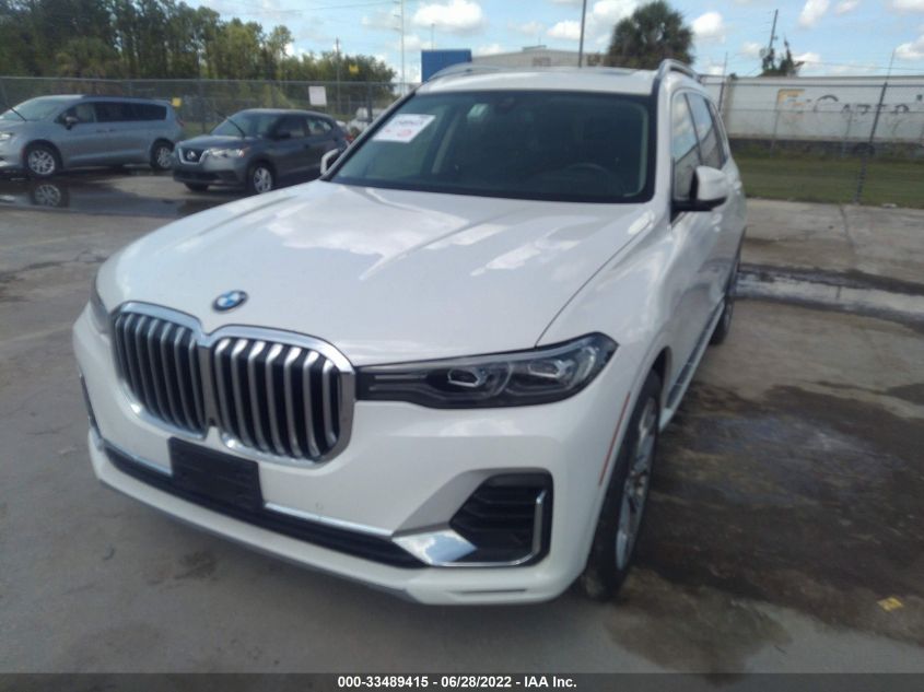 2020 BMW X7 XDRIVE40I 5UXCW2C09L9B92863