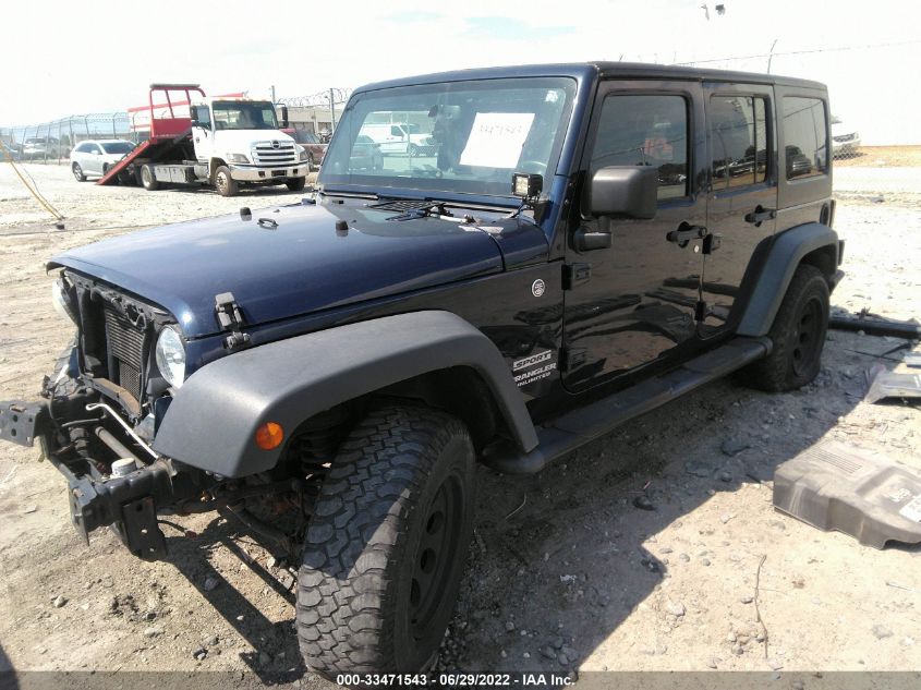 2013 JEEP WRANGLER UNLIMITED SPORT 1C4HJWDG7DL555817