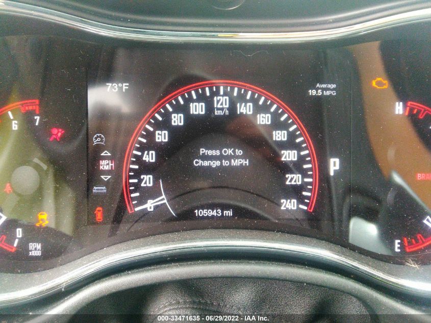 2014 DODGE DURANGO SXT 1C4RDJAG5EC428620
