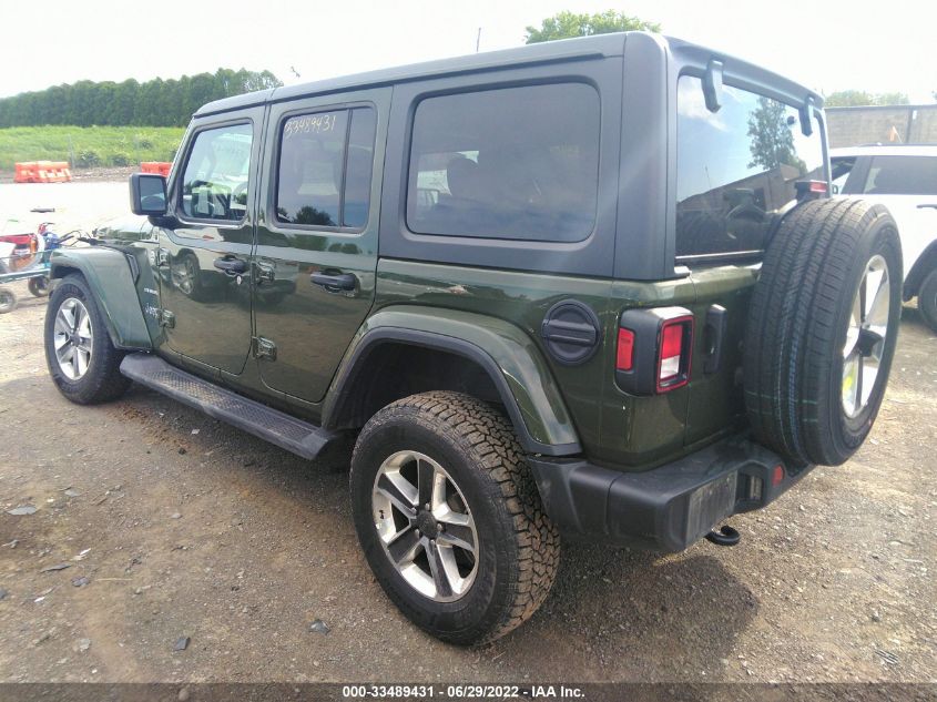 2021 JEEP WRANGLER UNLIMITED SAHARA 1C4HJXEN5MW625817