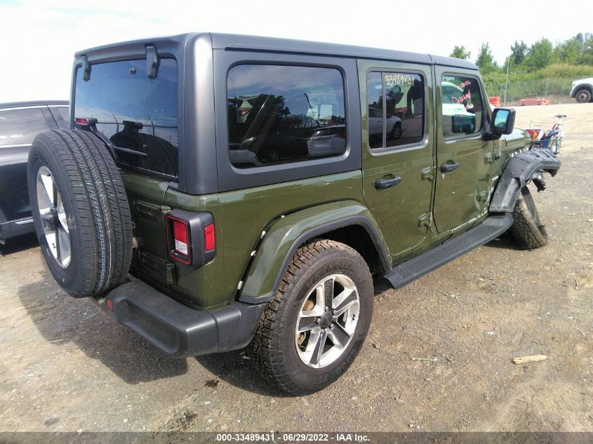 2021 JEEP WRANGLER UNLIMITED SAHARA 1C4HJXEN5MW625817
