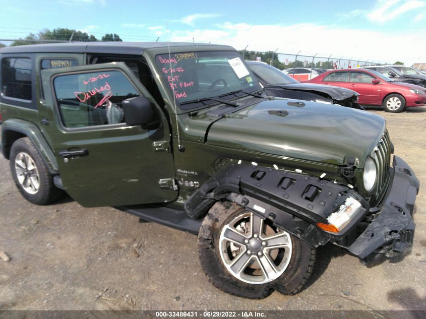 2021 JEEP WRANGLER UNLIMITED SAHARA 1C4HJXEN5MW625817