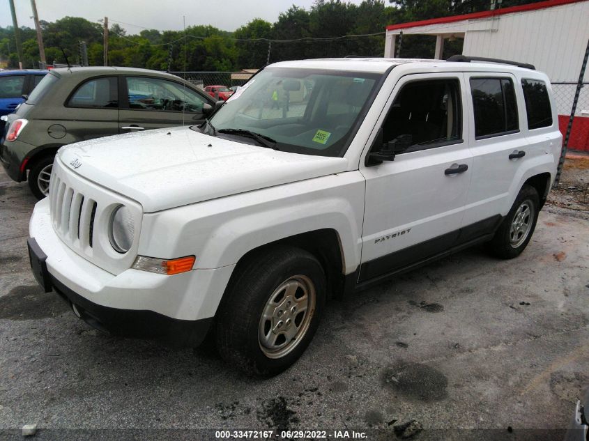 2014 JEEP PATRIOT SPORT 1C4NJPBA1ED714835