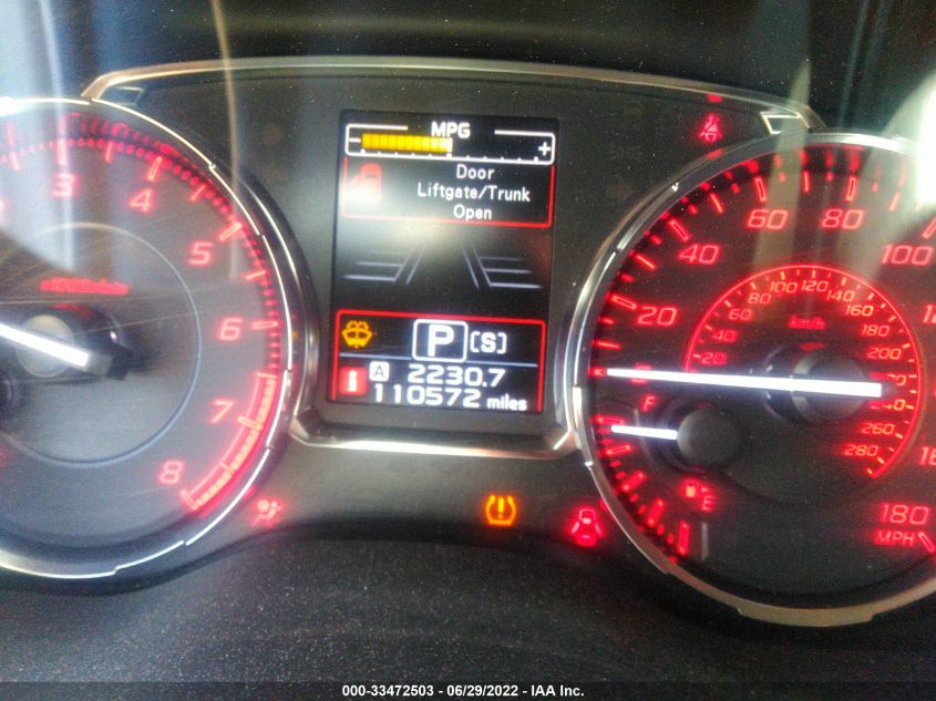 2017 SUBARU WRX LIMITED JF1VA1N61H8820760