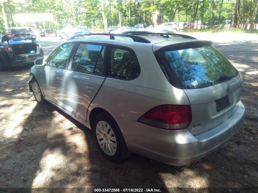 2013 VOLKSWAGEN JETTA SPORTWAGEN S 3VWPP7AJ2DM636607