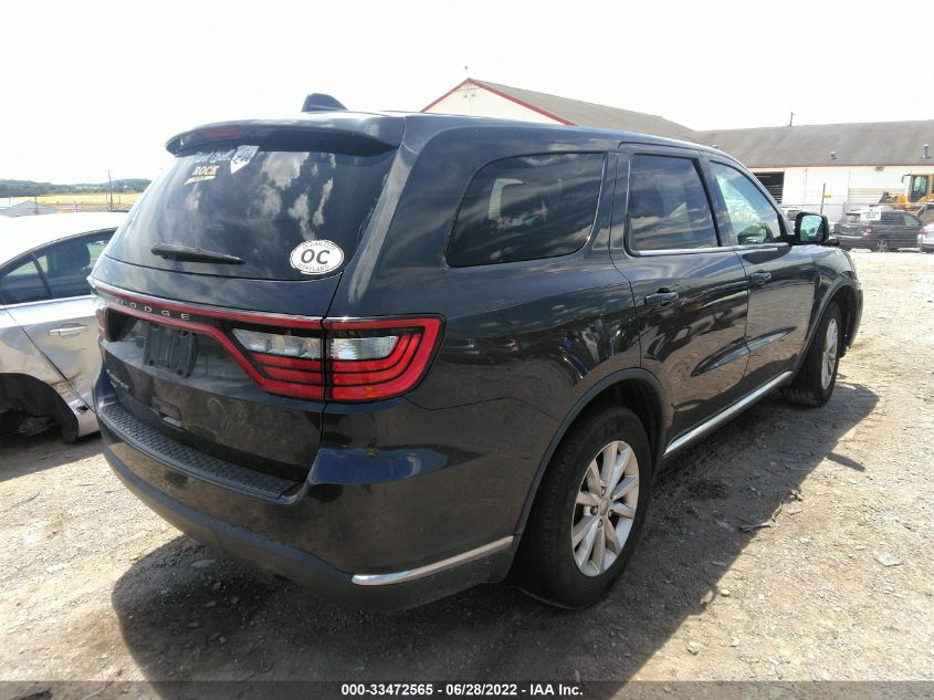 2014 DODGE DURANGO SXT 1C4RDJAG6EC503602