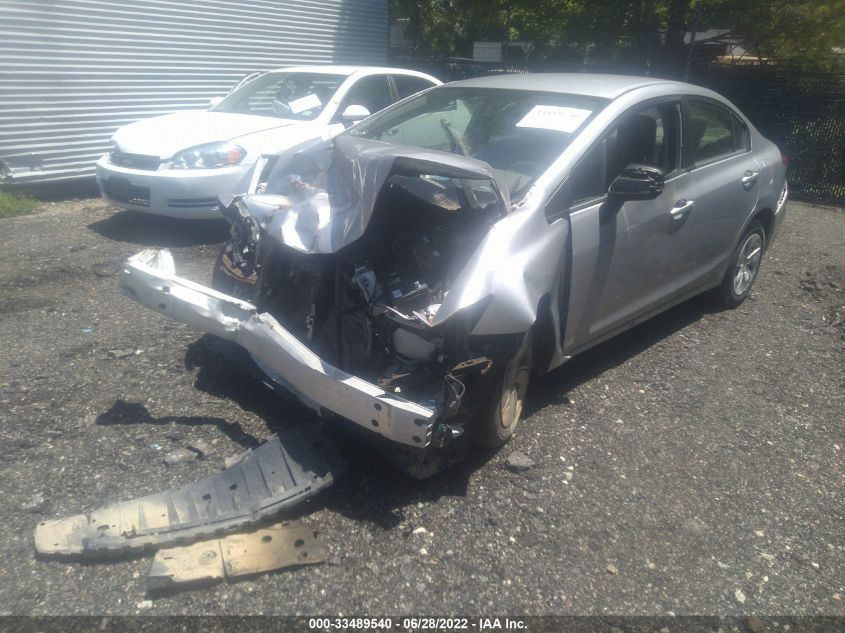 2013 HONDA CIVIC SDN LX 19XFB2F5XDE219130