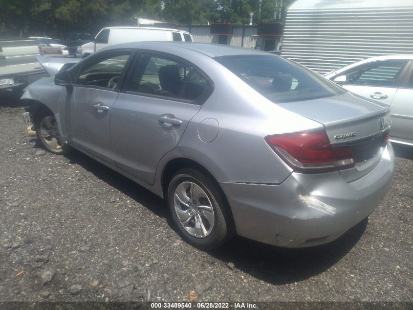 2013 HONDA CIVIC SDN LX 19XFB2F5XDE219130