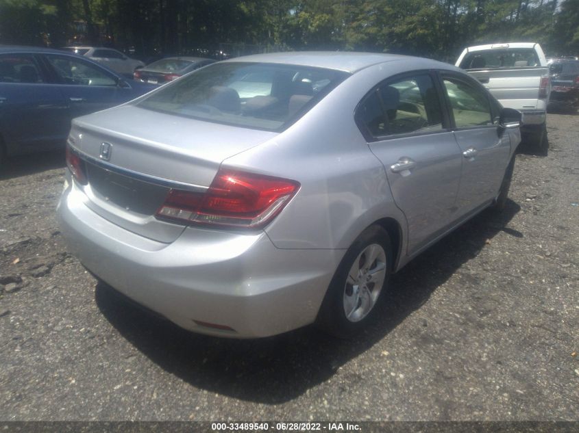2013 HONDA CIVIC SDN LX 19XFB2F5XDE219130