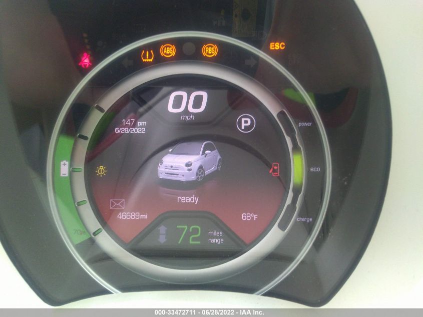 2015 FIAT 500E 3C3CFFGE0FT522868