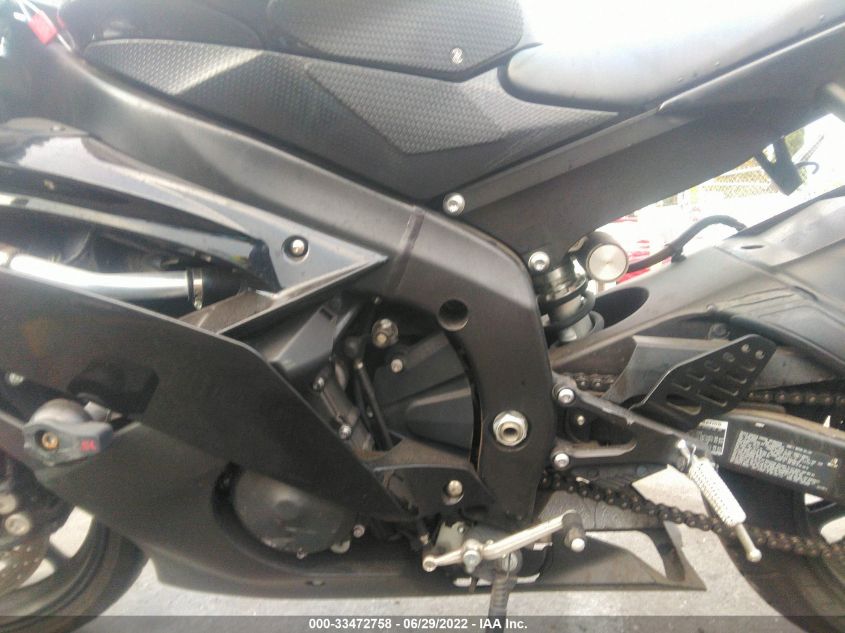 2012 YAMAHA YZFR6 JYARJ16E4CA026463