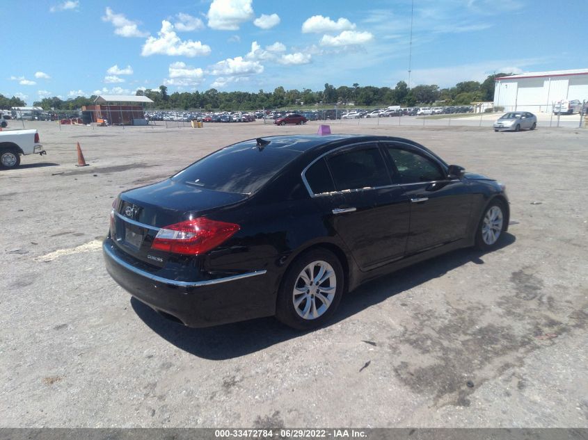 2013 HYUNDAI GENESIS 3.8L KMHGC4DD3DU237599