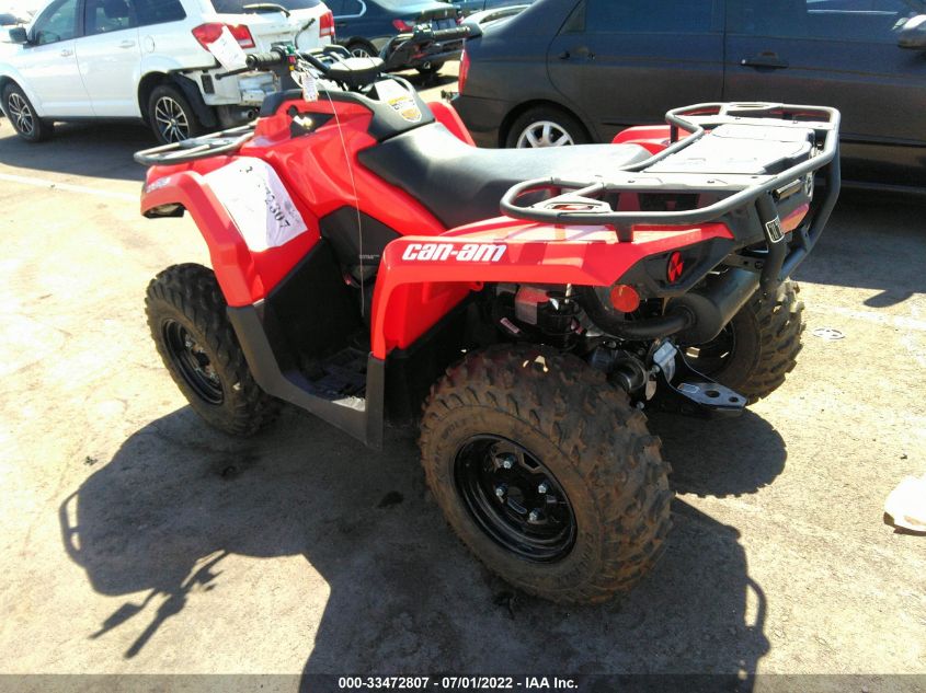 2022 CAN-AM OUTLANDER 450/450 DPS 3JBLGAR43NJ001771