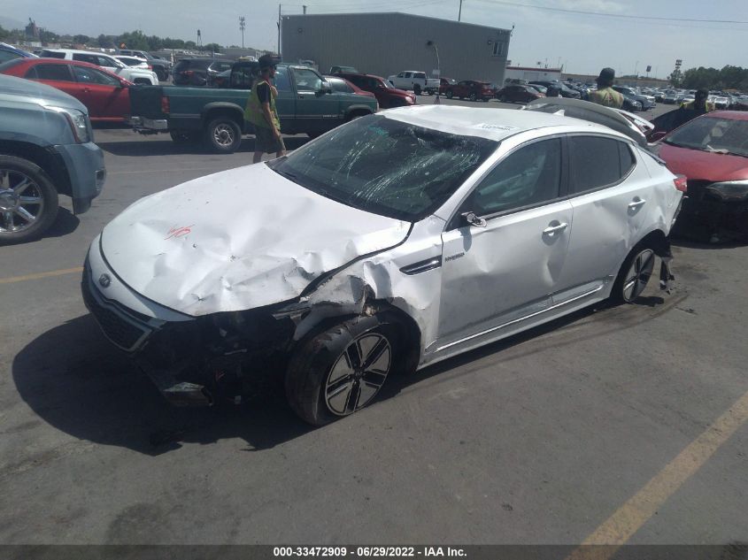 2013 KIA OPTIMA HYBRID LX KNAGM4AD1D5053422