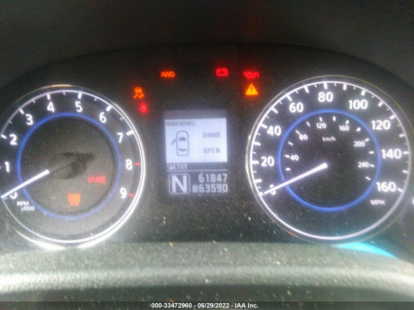2013 INFINITI G37 SEDAN X JN1CV6ARXDM356424