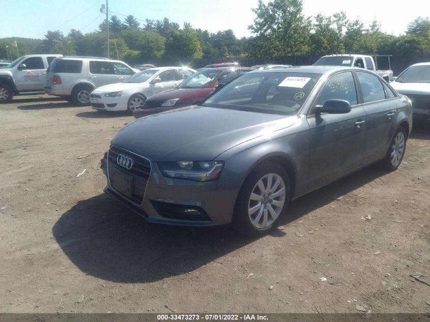 2014 AUDI A4 PREMIUM WAUBFAFL0EN035918