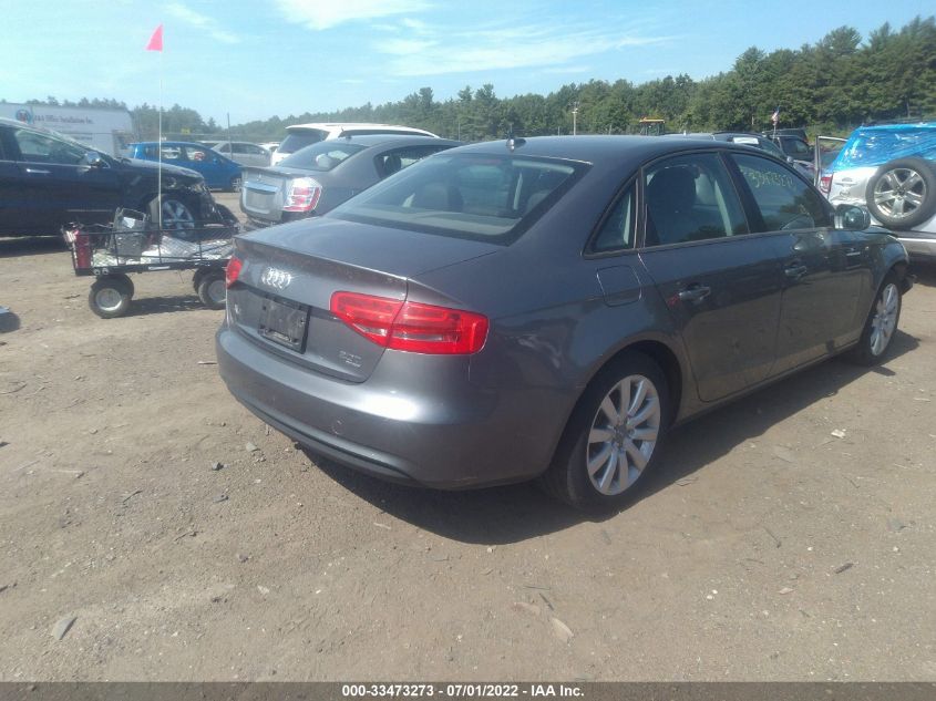 2014 AUDI A4 PREMIUM WAUBFAFL0EN035918