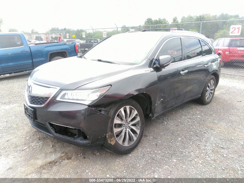 2014 ACURA MDX TECHNOLOGY 5FRYD4H41EB009545