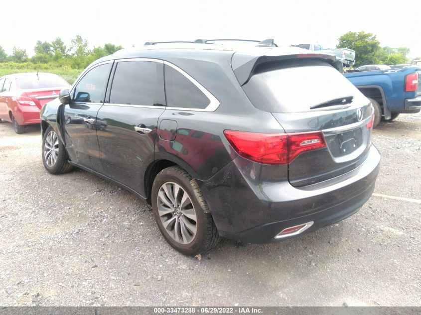 2014 ACURA MDX TECHNOLOGY 5FRYD4H41EB009545
