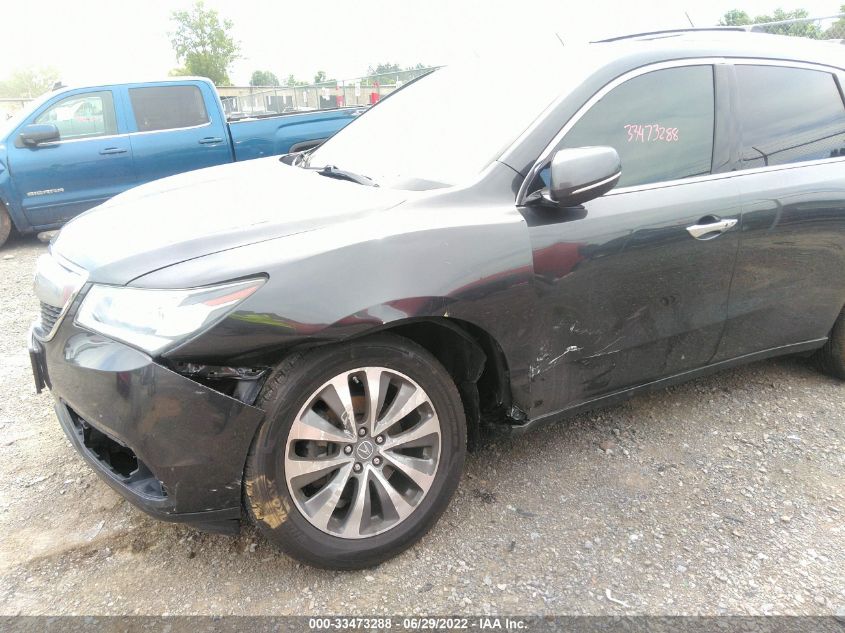 2014 ACURA MDX TECHNOLOGY 5FRYD4H41EB009545