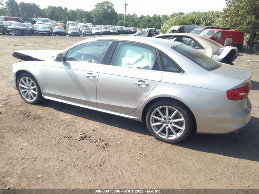 2015 AUDI A4 PREMIUM PLUS WAUFFAFL2FN007492
