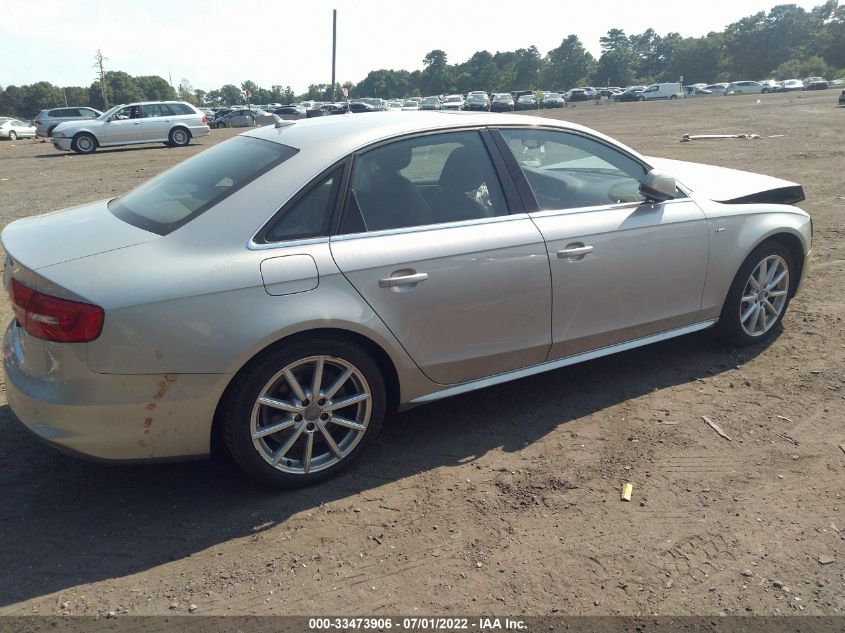 2015 AUDI A4 PREMIUM PLUS WAUFFAFL2FN007492