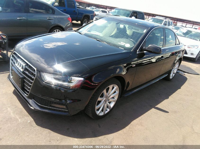 2014 AUDI A4 PREMIUM WAUBFAFL7EN007517
