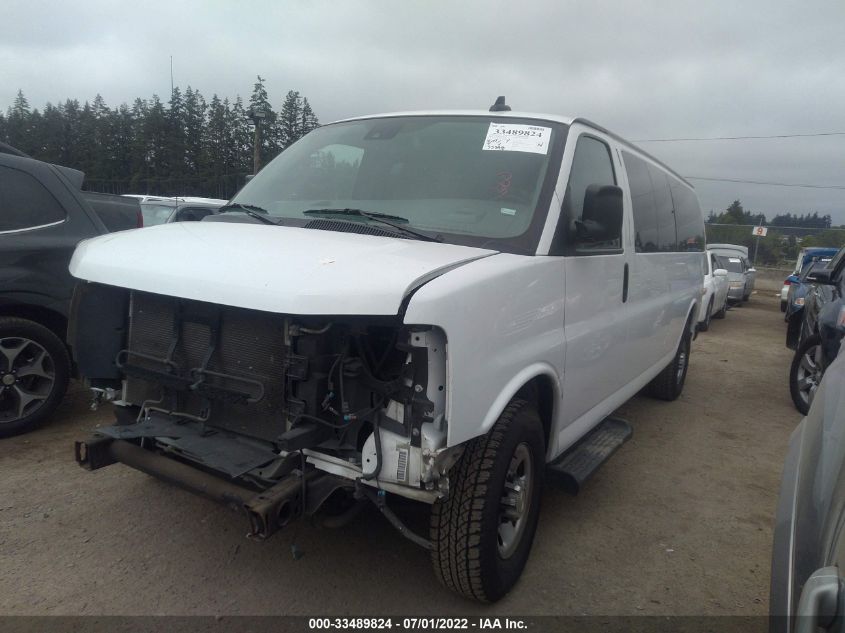 2019 CHEVROLET EXPRESS PASSENGER LT 1GAZGPFGXK1263280