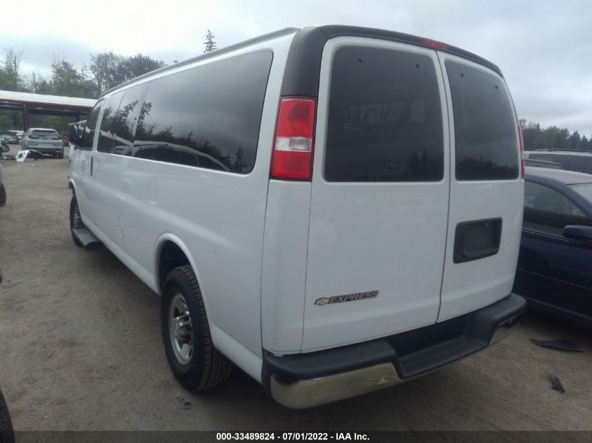 2019 CHEVROLET EXPRESS PASSENGER LT 1GAZGPFGXK1263280