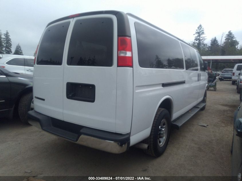 2019 CHEVROLET EXPRESS PASSENGER LT 1GAZGPFGXK1263280